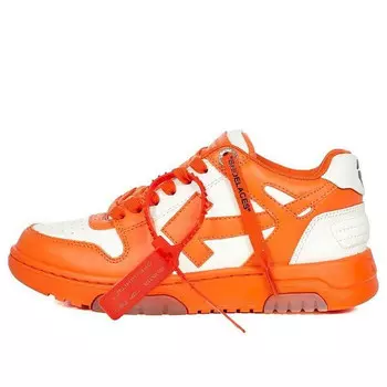 Кроссовки out of office low-sneakers white/orange Off-White, белый