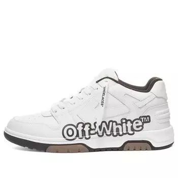 Кроссовки out of office low-top for walking sneaker 'white black' Off-White, белый