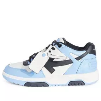 Кроссовки out of office low-top leather sneaker 'blue black white' Off-White, синий