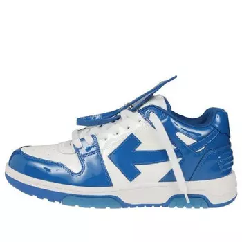 Кроссовки out of office low-top patent sneaker 'blue white' Off-White, синий