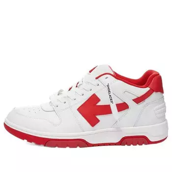 Кроссовки out of office low-top sneaker 'red white' Off-White, красный