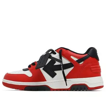Кроссовки out of office low-top sneaker 'red black white' Off-White, красный