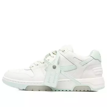 Кроссовки out of office low-top sneakers mint-green Off-White, зеленый