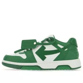 Кроссовки out of office low-topsports shoes green Off-White, зеленый