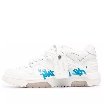 Кроссовки out of office 'ooo' low-top running shoes white/blue Off-White, белый