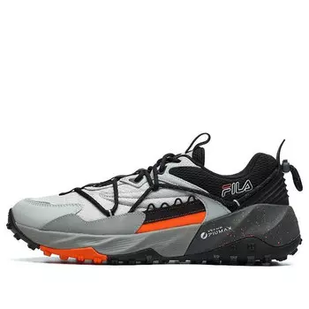 Кроссовки outdoor running shoes 'black gray orange' Fila, черный
