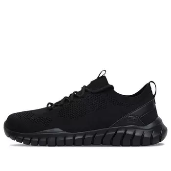 Кроссовки overhaul black Skechers, черный