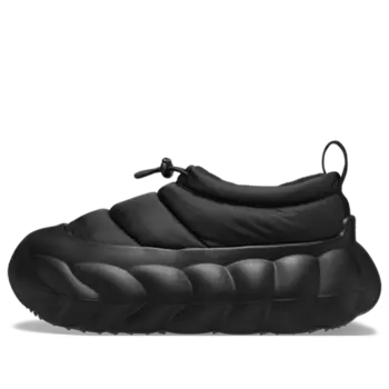 Кроссовки overpuff shorty Crocs, черный