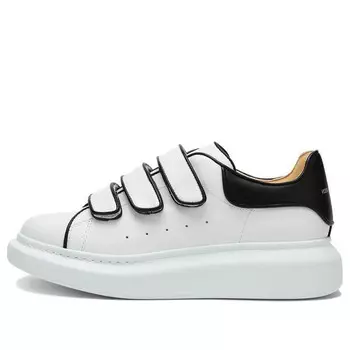 Кроссовки oversize sole sneakers 'white black' Alexander Mcqueen, белый