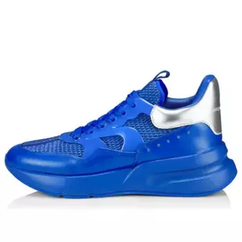 Кроссовки oversized runner 'ultramarine silver' Alexander Mcqueen, мультиколор