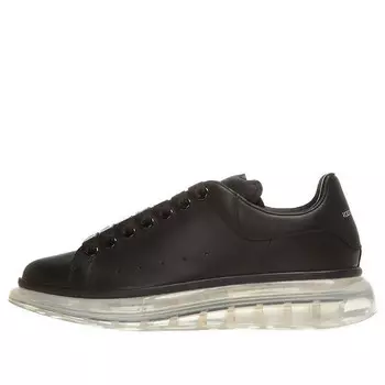 Кроссовки oversized sneaker 'black clear sole' Alexander Mcqueen, черный