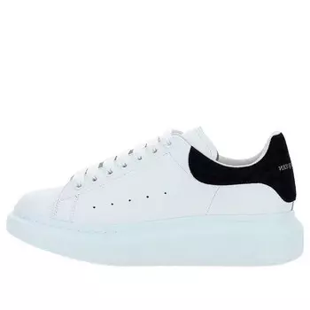 Кроссовки oversized sneaker 'black embossed suede crocodile' Alexander Mcqueen, белый