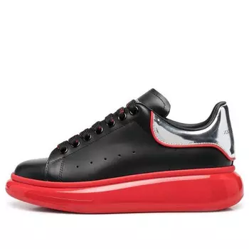 Кроссовки oversized sneaker 'black silver lust red' Alexander Mcqueen, черный