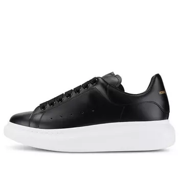 Кроссовки oversized sneaker 'black white sole' Alexander Mcqueen, черный