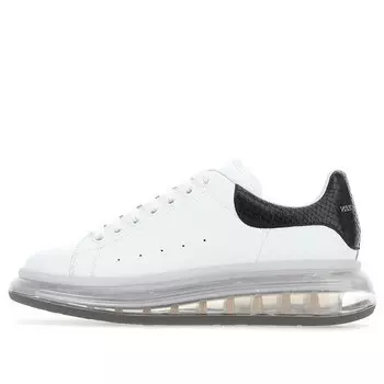 Кроссовки oversized sneaker 'clear sole' Alexander Mcqueen, белый