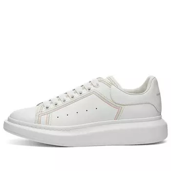Кроссовки oversized sneaker 'embroidered white multi' Alexander Mcqueen, белый