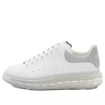 Кроссовки oversized sneaker 'grey clear sole' Alexander Mcqueen, белый