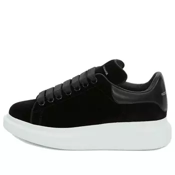 Кроссовки oversized sneaker 'smooth black' Alexander Mcqueen, черный
