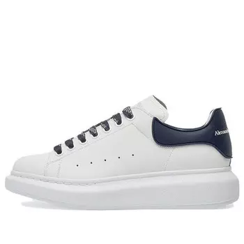 Кроссовки oversized sneaker 'white ink blue' Alexander Mcqueen, белый