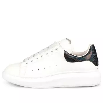 Кроссовки oversized sneaker 'white iridescent' Alexander Mcqueen, белый