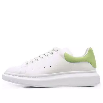 Кроссовки oversized sneaker 'white lime' Alexander Mcqueen, белый