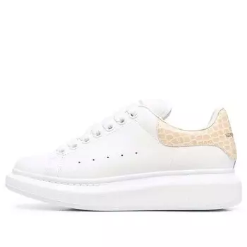 Кроссовки oversized sneaker 'white sand' Alexander Mcqueen, белый