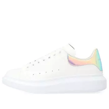 Кроссовки oversized sneaker 'white shock pink' Alexander Mcqueen, белый