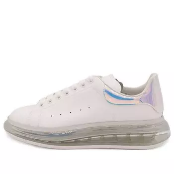 Кроссовки oversized sneaker 'white shock pink' Alexander Mcqueen, белый