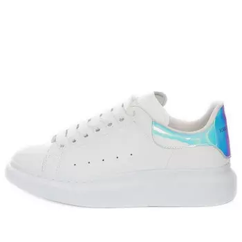 Кроссовки oversized sneaker 'white shock pink' Alexander Mcqueen, белый