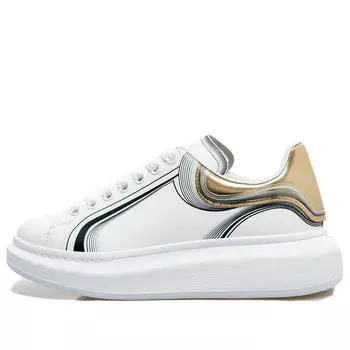 Кроссовки oversized sneaker 'white vanilla black' Alexander Mcqueen, белый