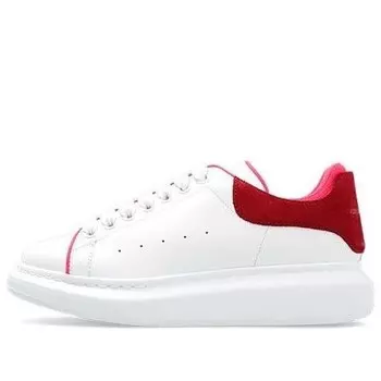 Кроссовки oversized sneaker 'white velvet fuchia' Alexander Mcqueen, белый