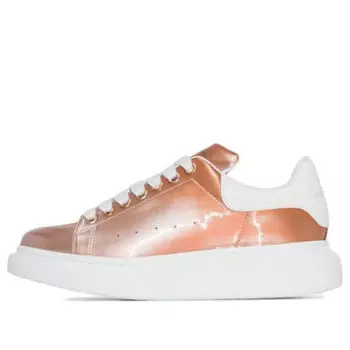 Кроссовки oversized sneakers 'metallic pink' Alexander Mcqueen, розовый