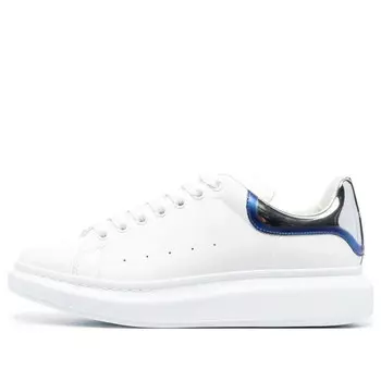 Кроссовки oversized sneakers 'white black blue' Alexander Mcqueen, белый