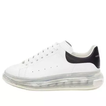 Кроссовки oversized transparent sole sneaker 'white' Alexander Mcqueen, белый