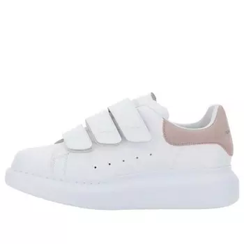 Кроссовки oversized triple strap sneaker 'white pink' Alexander Mcqueen, белый