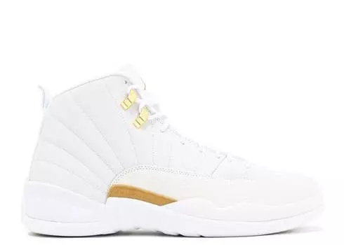 Кроссовки OVO X AIR JORDAN 12 RETRO 'WHITE', белый