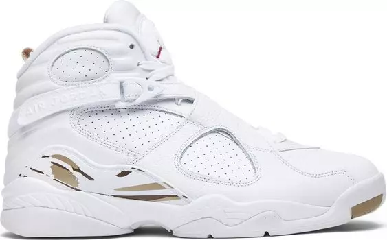 Кроссовки OVO x Air Jordan 8 Retro White, белый
