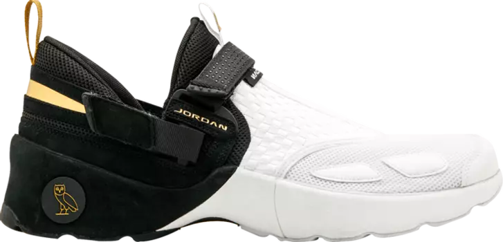 Кроссовки OVO x Jordan Trunner LX Black White, черный