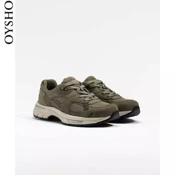 Кроссовки Oysho OrthoLite в спортивном стиле, зеленый