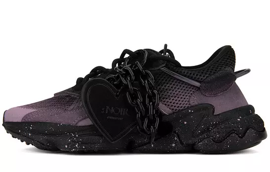 Кроссовки Ozweego Chunky унисекс с низким верхом розового цвета Adidas Originals, черный/розовый