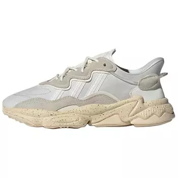 Кроссовки Ozweego Chunky унисекс с низким верхом белого/бокситово-коричневого цвета Adidas Originals