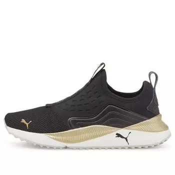 Кроссовки pacer future slip-on 'black team gold' Puma, черный