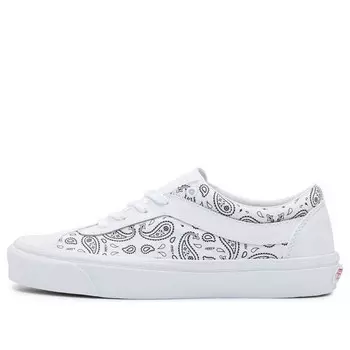 Кроссовки paisley bold ni white Vans, белый