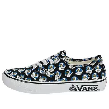 Кроссовки palace x authentic black Vans, черный