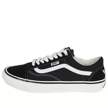 Кроссовки palace x skate old skool 'black white' Vans, черный