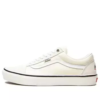 Кроссовки palace x skate old skool 'classic white' Vans, белый