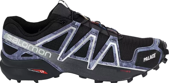 Кроссовки Palace x Speed Cross 4 Black Ebony, черный