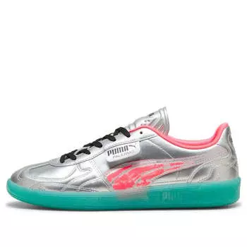 Кроссовки palermo newgenfooty 'silver sparkling green' Puma, серебряный