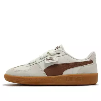 Кроссовки palermo wide lace sd 'frosted ivory brown mushroom' Puma, бежевый