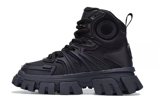 Кроссовки palladium Chunky Sneakers Men High-top Oyster Black, черный